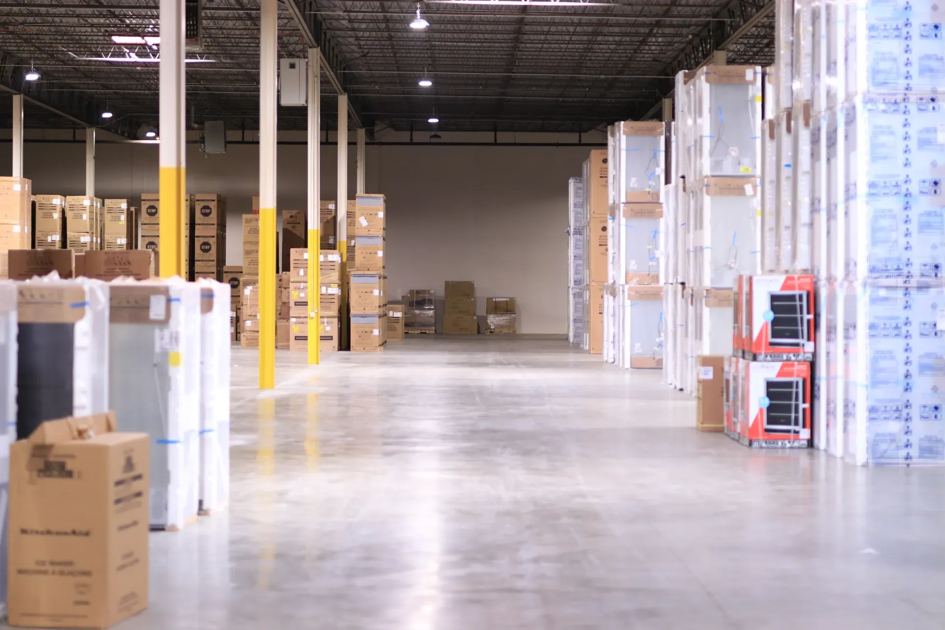 Open Warehouse Delivery Door